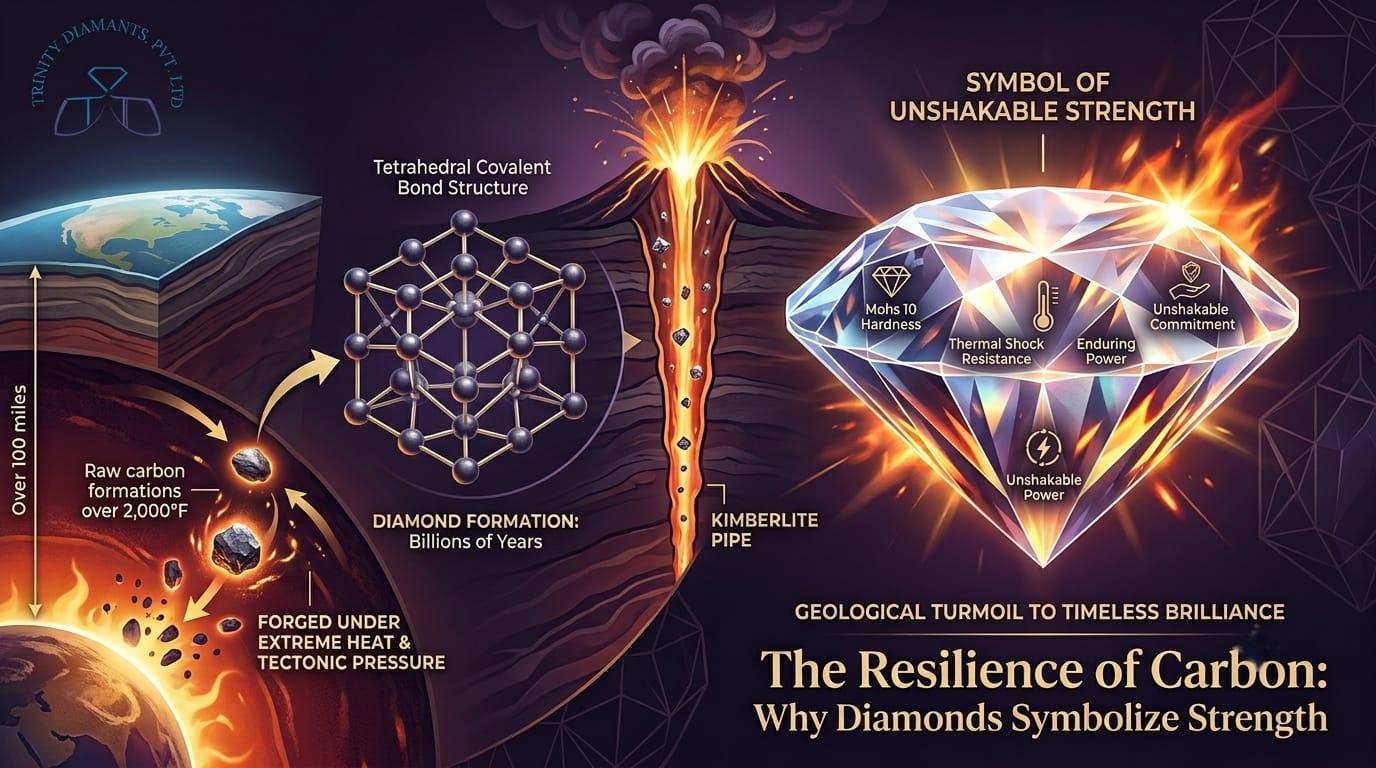 The Resilience of Carbon: Why Diamonds Symbolize Strength